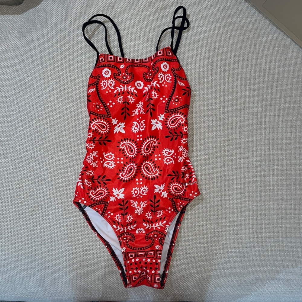 SPORTI X ALEX WALSH BOHO BANDANA TRACY DOUBLE STRAP ONE PIECE SWIMSUIT